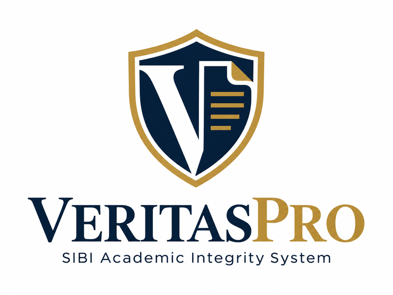 Veritas Pro shield logo — SIBI Academic Integrity System